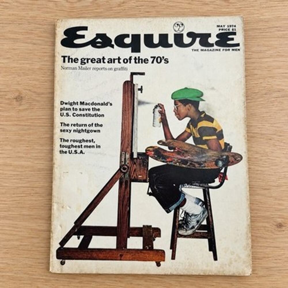 Esquire Magazine May 1974 Norman Mailer Faith of Graffiti Jon Naar Vintage